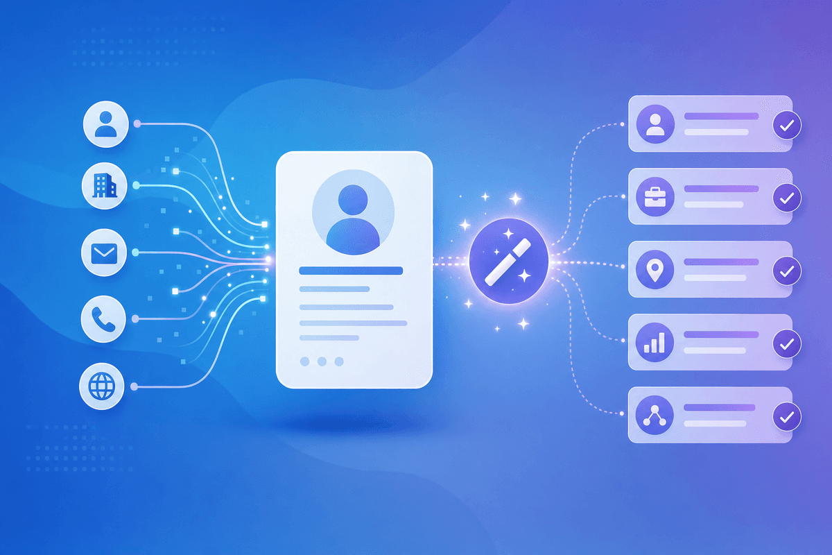 No-code lead enrichment workflows