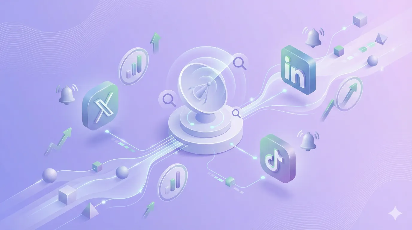 Monitor social media